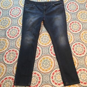 Mossimo Skinny Premium Denim Distressed